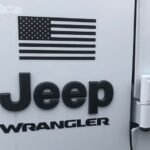 American Flag Decal from the 2018-2026 Wrangler JL
