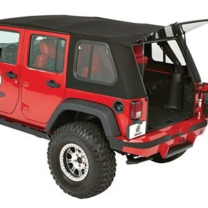 Bestop Trektop Pro Black Twill Hybrid Soft Top for 2007-2018 Wrangler JK