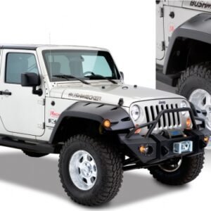 Bushwacker Max Coverage Pocket Style Fender Flares for 2008-2018 Wrangler JK
