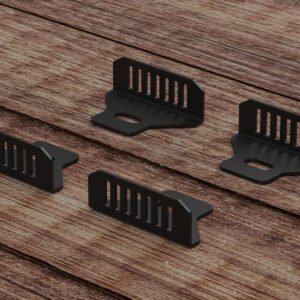Chief Products Roof Rack Slotted Half Plank End Cap Kit (Set of 4)