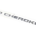 Chrome Grand Cherokee and Flag Front Door Badge for the 2021-2026 Grand Cherokee L and 2022-2026 Grand Cherokee WL