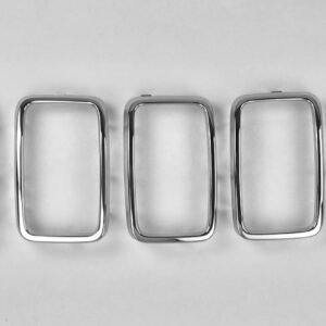 Chrome Grill Rings for Grand Cherokee WK2 2017-2020
