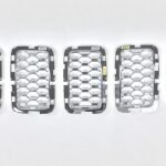 Chrome Honeycomb Grill Inserts for 2017-2021 Grand Cherokee WK2
