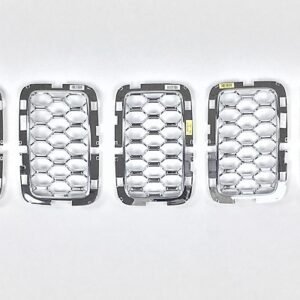 Chrome Honeycomb Grill Inserts for 2017-2021 Grand Cherokee WK2