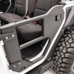 Fab Fours Rear Half Tube Door for 2018-2026 Wrangler JL and 2020-2026 Gladiator JT