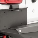 Fab Fours Rear License Plate Bracket for Vengeance Bumper on 2018-2026 Wrangler JL