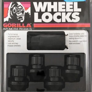 Gorilla Automotive Black 14mm x 1.50 Factory Style Bulge Wheel Lock kit for 2011-2022 Grand Cherokee WK2, 2021-2026 Grand Cherokee L & WL, 2020-2026 Gladiator JT & 2024-2026...
