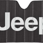 Jeep Black Matte Finish Windshield Sunshade