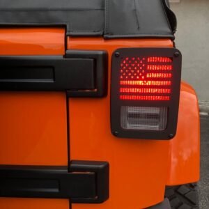 Jeep Wrangler Flag Taillight Guards for 2007-2018 Wrangler JK
