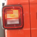 Jeep Wrangler JL "FLAG" Halogen Taillight Guards for 2018-2026 Wrangler JL