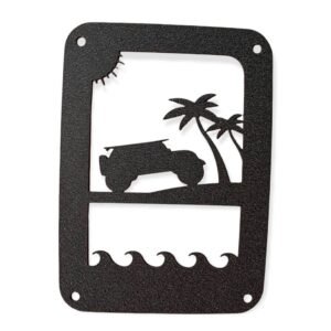 Jeep Wrangler Sun & Surf Taillight Guards for 2007-2018 Wrangler JK