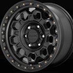 KMC Wheels KM545 Trek Wheel in Satin Black for 2007-2018 Wrangler JK, 2018-2026 Wrangler JL & 2020-2026 Gladiator JT