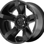 KMC XD 811 Matte Black Rockstar II Wheel for 2007-2026 Wrangler JK/JL and 2020-2026 Gladiator JT