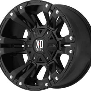 KMC XD 822 Monster II Matte Black Wheel for 2007-2026 Wrangler JK/JL 2020-2026 Gladiator JT and 2011-2022 Grand Cherokee WK2
