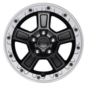 Mopar 17-inch "Lights Out Black" Bead Lock Wheel for 2007-2018 Wrangler JK & 2018-2026 Wrangler JL & 2020-2026 Gladiator JT