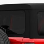 Mopar 4 Door Tinted Replacement Windows (Black Standard Diamond Sailcloth) for 2018-2026 Wrangler JL 4 Door