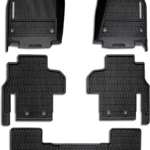 Mopar All-Weather Rubber Mats for 2022-2026 Wagoneer WS & 2022-2026 Grand Wagoneer WS