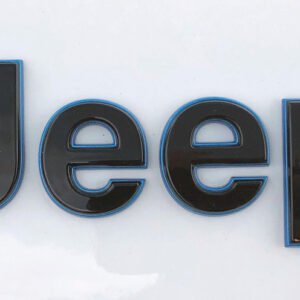 Mopar Black and Blue Jeep Hood Badge for the 2023-2026 Grand Cherokee 4xe WL