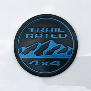 Mopar Black and Blue Trail Rated Badge for the 2023-2026 Grand Cherokee 4xe WL