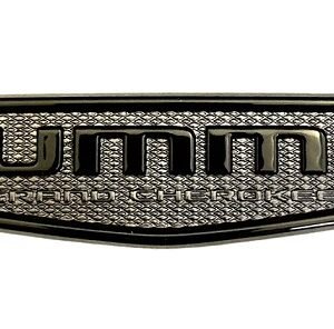 Mopar Black and Grey Summit Reserve Badge for the 2021-2026 Grand Cherokee L and 2022-2026 Grand Cherokee WL
