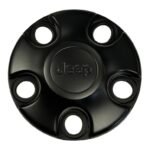Mopar Black Steel Wheel Center Cap for 2018-2026 Wrangler JL & 2020-2026 Gladiator JT