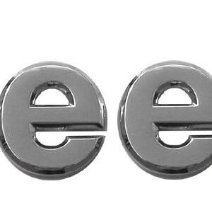 Mopar Chrome Jeep Badge Decal for 2005-2010 Grand Cherokee WK, 2005-2007 Liberty KJ, and 2014-2018 Cherokee KL