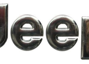 Mopar Chrome Jeep Hood or Tailgate Badge for 2002-2004 Liberty KJ