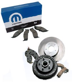 Mopar Front and Rear Pads & Rotors for 1999-2004 Grand Cherokee WJ