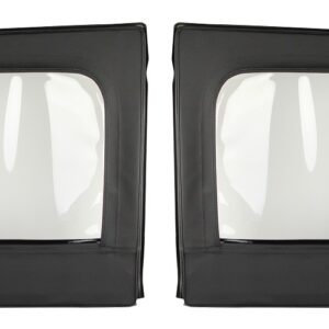 Mopar Front Half Door Black Window Kit for 2007-2018 Wrangler JK