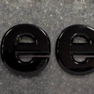 Mopar Gloss Black Jeep Hood Badge for 2011-2022 Grand Cherokee WK2