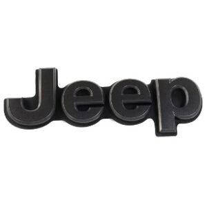 Mopar Granite Crystal Jeep Liftgate Badge for 2014-2022 Grand Cherokee WK2