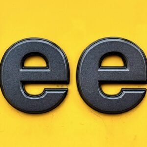 Mopar Grey and Black "Jeep" Fender Badge for 2018-2026 Wrangler JL and 2020-2026 Gladiator JT