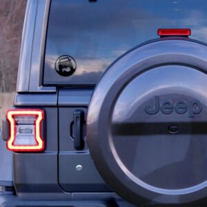 Mopar Jeep Silhouette Circle Graphic