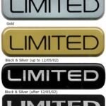 Mopar Limited Badge Decal for 1999-2004 Grand Cherokee WJ and 2002-2004 Liberty KJ