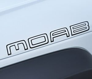 Mopar Moab Hood Decal for 2007-2018 Wrangler JK