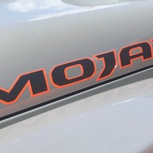 Mopar Orange and Black Mojave Hood Decal for the 2020-2026 Gladiator JT