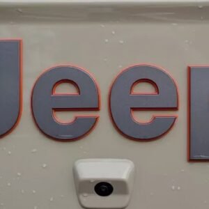 Mopar Orange and Gray Tailgate Badge for the 2020-2026 Gladiator JT Mojave Edition