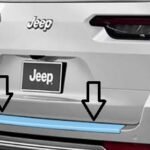 Mopar Rear Bumper Protector for the 2021-2026 Grand Cherokee L & 2022-2026 Grand Cherokee WL
