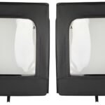 Mopar Rear Half Door Black Window Kit for 2007-2018 Wrangler JK