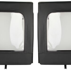 Mopar Rear Half Door Black Window Kit for 2007-2018 Wrangler JK