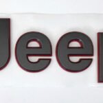 Mopar Red and Gray "Jeep" Fender Badge for 2018-2026 Wrangler JL and 2020-2026 Gladiator JT