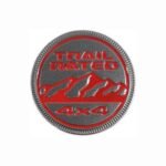 Mopar Red Trail Rated Badge for 2018-2026 Wrangler JL and 2020-2026 Gladiator JT