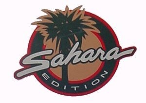 Mopar Sahara Edition Decal for 1997-2006 Wrangler TJ