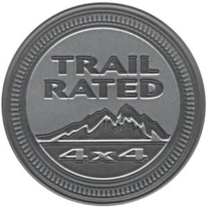 Mopar Soft Trail Rated Badge Decal for multiple Jeep models