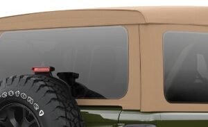 Mopar Tinted Replacement Windows (Tan Premium Twill) for 2018-2026 Wrangler JL 4 Door
