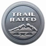 Mopar Trail Rated Badge Decal for multiple Jeeps