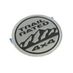 Mopar Trail Rated Badge for 2018-2026 Wrangler JL and 2020-2026 Gladiator JT