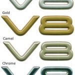 Mopar V8 Badge Decal for 1999-2004 Grand Cherokee WJ