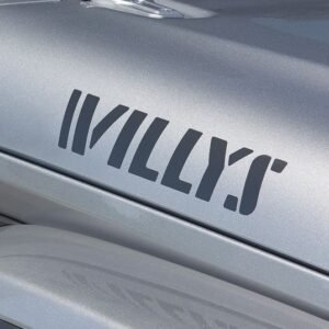 Mopar Willys Hood Decal for the 2018-2026 Wrangler JL and 2020-2026 Gladiator JT