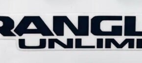 Mopar Wrangler Unlimited Decal for the 2018-2026 Wrangler JL